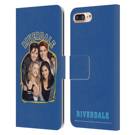 Head Case Designs Officially Licensed Riverdale Art Riverdale Cast 2 Leather Book Wallet Case Cover Compatible with Apple iPhone 7 Plus / iPhone 8 Plus