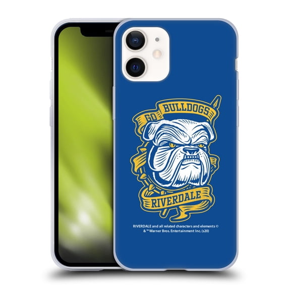 Head Case Designs Officially Licensed Riverdale Art Go Bulldogs Soft Gel Case Compatible with Apple iPhone 12 Mini