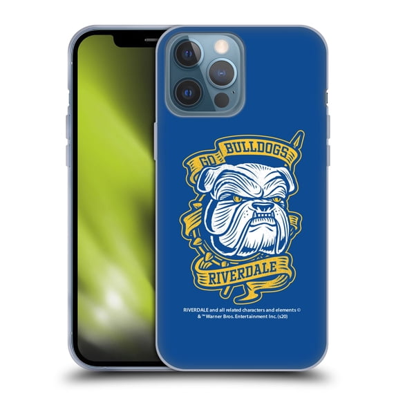 Head Case Designs Officially Licensed Riverdale Art Go Bulldogs Soft Gel Case Compatible with Apple iPhone 13 Pro Max