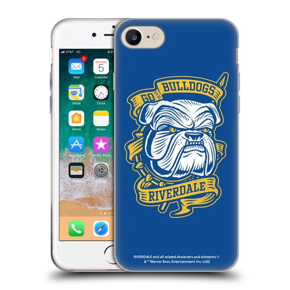 Head Case Designs Officially Licensed Riverdale Art Go Bulldogs Soft Gel Case Compatible with Apple iPhone 7 / 8 / SE 2020 & 2022