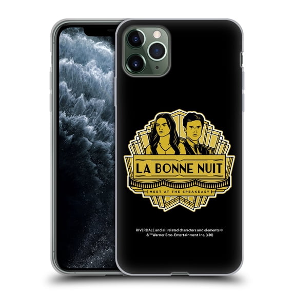Head Case Designs Officially Licensed Riverdale Art La Bonne Nuit Soft Gel Case Compatible with Apple iPhone 11 Pro Max