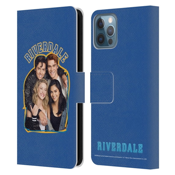 Head Case Designs Officially Licensed Riverdale Art Riverdale Cast 2 Leather Book Wallet Case Cover Compatible with Apple iPhone 12 / iPhone 12 Pro