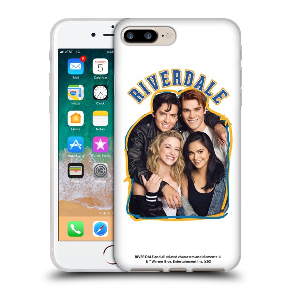 Head Case Designs Officially Licensed Riverdale Art Riverdale Cast 2 Soft Gel Case Compatible with Apple iPhone 7 Plus / iPhone 8 Plus