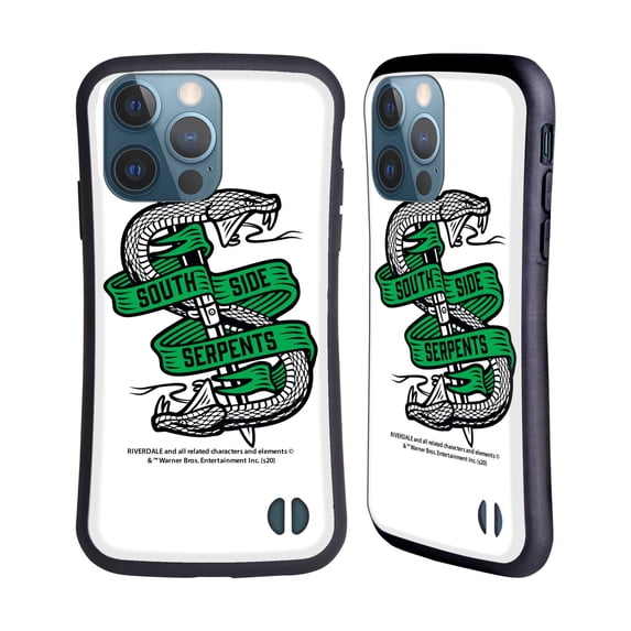 Head Case Designs Officially Licensed Riverdale Art South Side Serpents Hybrid Case Compatible with Apple iPhone 13 Pro