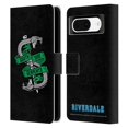 thumbnail image 1 of Head Case Designs Officially Licensed Riverdale Art South Side Serpents Leather Book Wallet Case Cover Compatible with Google Pixel 8, 1 of 6