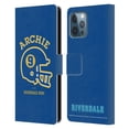 thumbnail image 1 of Head Case Designs Officially Licensed Riverdale Graphic Art Archie Football Helmet Leather Book Wallet Case Cover Compatible with Apple iPhone 12 Pro Max, 1 of 6