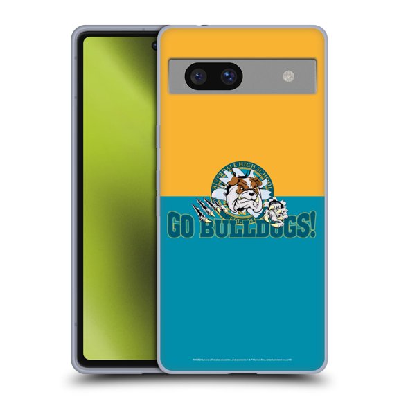 Head Case Designs Officially Licensed Riverdale Graphic Art Go Bulldogs! Soft Gel Case Compatible with Google Pixel 7a