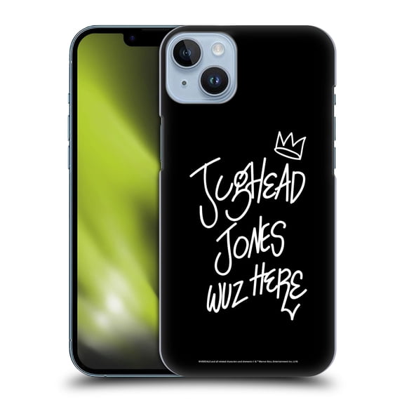 Head Case Designs Officially Licensed Riverdale Graphic Art Jughead Wuz Here Hard Back Case Compatible with Apple iPhone 14 Plus