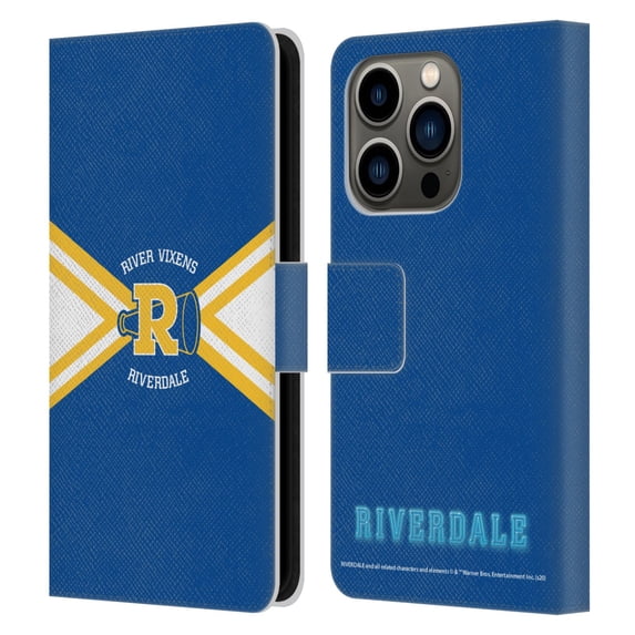 Head Case Designs Officially Licensed Riverdale Graphic Art River Vixens Uniform Leather Book Wallet Case Cover Compatible with Apple iPhone 14 Pro