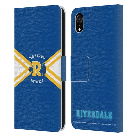 Head Case Designs Officially Licensed Riverdale Graphic Art River Vixens Uniform Leather Book Wallet Case Cover Compatible with Apple iPhone XR