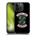 thumbnail image 1 of Head Case Designs Officially Licensed Riverdale Graphic Art South Side Serpents Hard Back Case Compatible with Apple iPhone 15 Pro, 1 of 7