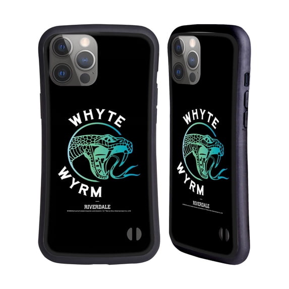 Head Case Designs Officially Licensed Riverdale Graphic Art Whyte Wyrm Hybrid Case Compatible with Apple iPhone 14 Pro Max