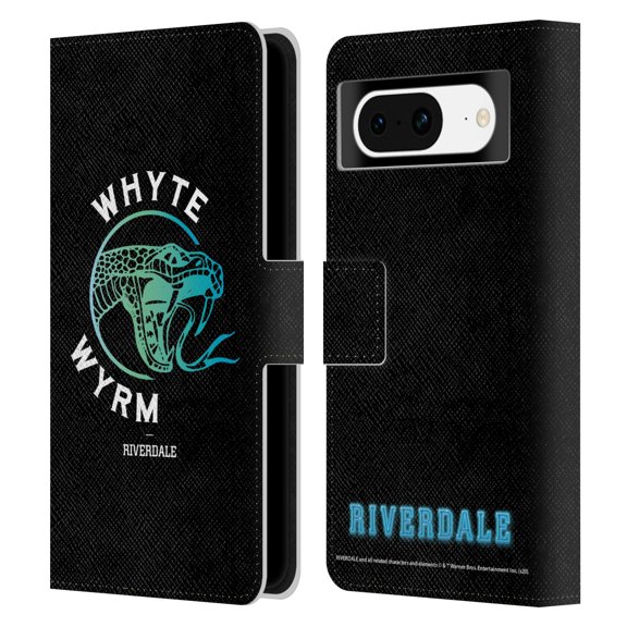 Head Case Designs Officially Licensed Riverdale Graphic Art Whyte Wyrm Leather Book Wallet Case Cover Compatible with Google Pixel 8