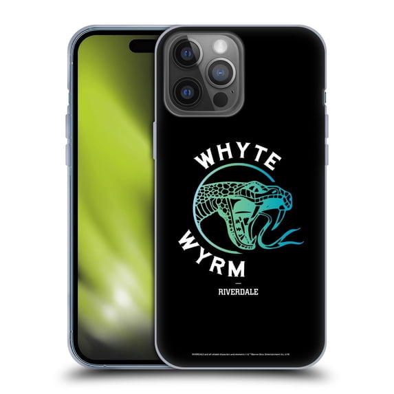 Head Case Designs Officially Licensed Riverdale Graphic Art Whyte Wyrm Soft Gel Case Compatible with Apple iPhone 14 Pro Max