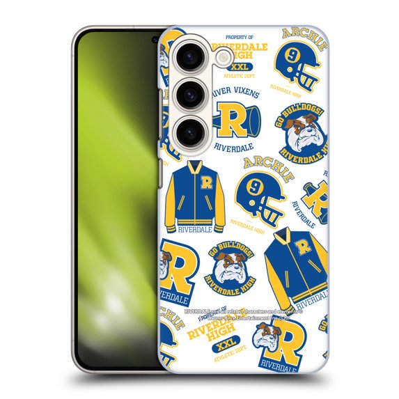 Head Case Designs Officially Licensed Riverdale Graphics 2 Bulldogs & Vixens Pattern Hard Back Case Compatible with Samsung Galaxy S23 5G
