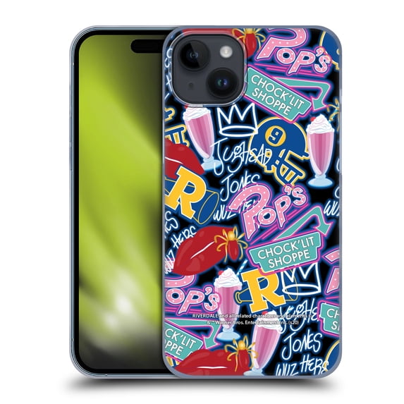 Head Case Designs Officially Licensed Riverdale Graphics 2 Colourful Pattern Hard Back Case Compatible with Apple iPhone 15 Plus
