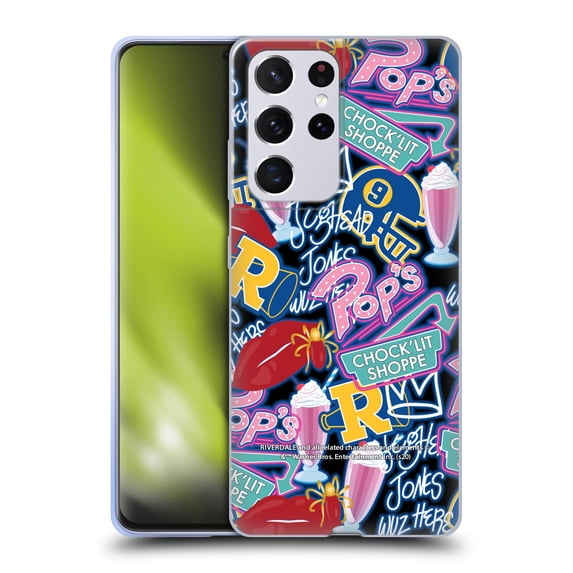 Head Case Designs Officially Licensed Riverdale Graphics 2 Colourful Pattern Soft Gel Case Compatible with Samsung Galaxy S21 Ultra 5G