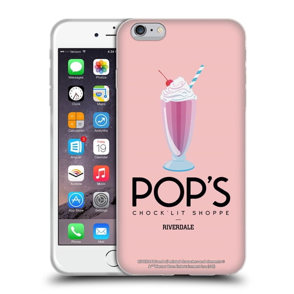 Head Case Designs Officially Licensed Riverdale Graphics 2 Pop's Chock'lit Shoppe Soft Gel Case Compatible with Apple iPhone 6 Plus / iPhone 6s Plus