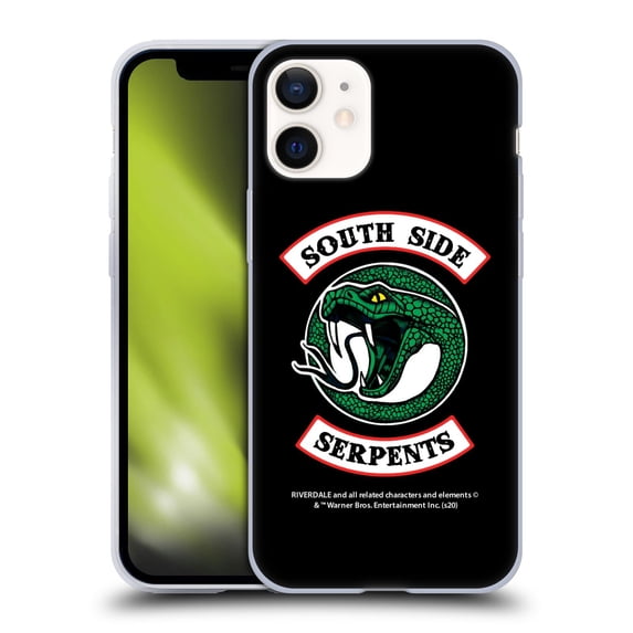 Head Case Designs Officially Licensed Riverdale Graphics 2 South Side Serpents Soft Gel Case Compatible with Apple iPhone 12 Mini