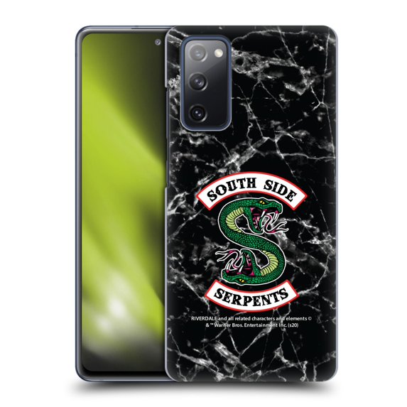 Head Case Designs Officially Licensed Riverdale South Side Serpents Black And White Marble Logo Hard Back Case Compatible with Samsung Galaxy S20 FE / 5G