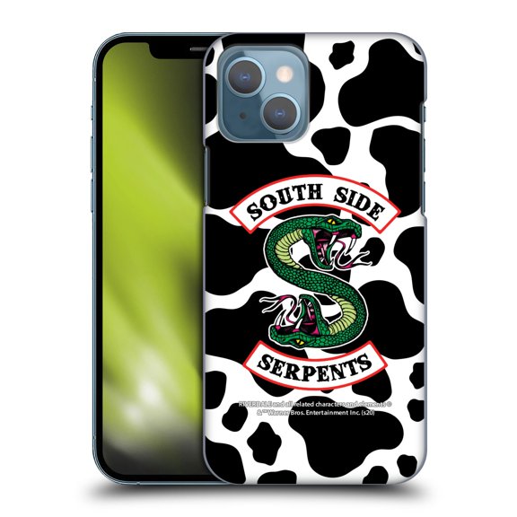 Head Case Designs Officially Licensed Riverdale South Side Serpents Cow Logo Hard Back Case Compatible with Apple iPhone 13
