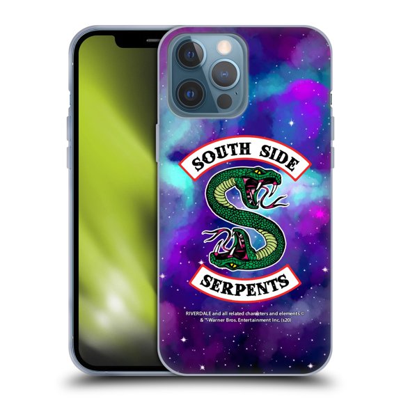 Head Case Designs Officially Licensed Riverdale South Side Serpents Nebula Logo 1 Soft Gel Case Compatible with Apple iPhone 13 Pro Max
