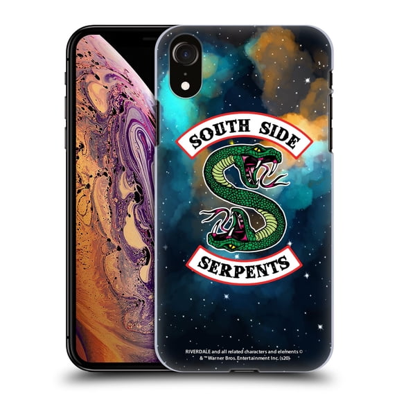 Head Case Designs Officially Licensed Riverdale South Side Serpents Nebula Logo 2 Hard Back Case Compatible with Apple iPhone XR