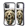 thumbnail image 1 of Head Case Designs Officially Licensed Riza Peker Animals Bear Hybrid Case Compatible with Apple iPhone 14 Pro Max, 1 of 7