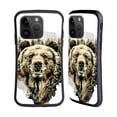 thumbnail image 1 of Head Case Designs Officially Licensed Riza Peker Animals Bear Hybrid Case Compatible with Apple iPhone 15 Pro, 1 of 7