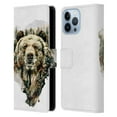 thumbnail image 1 of Head Case Designs Officially Licensed Riza Peker Animals Bear Leather Book Wallet Case Cover Compatible with Apple iPhone 13 Pro Max, 1 of 6