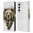 thumbnail image 1 of Head Case Designs Officially Licensed Riza Peker Animals Bear Leather Book Wallet Case Cover Compatible with Samsung Galaxy S22 5G, 1 of 6