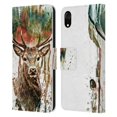 thumbnail image 1 of Head Case Designs Officially Licensed Riza Peker Animals Deer Leather Book Wallet Case Cover Compatible with Apple iPhone XR, 1 of 6