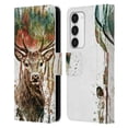 thumbnail image 1 of Head Case Designs Officially Licensed Riza Peker Animals Deer Leather Book Wallet Case Cover Compatible with Samsung Galaxy S23 5G, 1 of 6