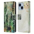 thumbnail image 1 of Head Case Designs Officially Licensed Riza Peker Animals Elephant Leather Book Wallet Case Cover Compatible with Apple iPhone 14 Plus, 1 of 6