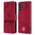 thumbnail image 1 of Head Case Designs NFL Tampa Bay Buccaneers Graphics Coloured Marble Leather Book Wallet Case Cover For Samsung Galaxy S21 FE 5G, 1 of 6