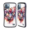 thumbnail image 1 of Head Case Designs Officially Licensed Riza Peker Animals Eye Of The Tiger Hybrid Case Compatible with Apple iPhone 13, 1 of 7