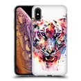thumbnail image 1 of Head Case Designs Officially Licensed Riza Peker Animals Eye Of The Tiger Soft Gel Case Compatible with Apple iPhone XS Max, 1 of 7