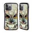 thumbnail image 1 of Head Case Designs Officially Licensed Riza Peker Animals Owl II Hybrid Case Compatible with Apple iPhone 14 Pro, 1 of 7