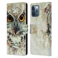 thumbnail image 1 of Head Case Designs Officially Licensed Riza Peker Animals Owl II Leather Book Wallet Case Cover Compatible with Apple iPhone 12 Pro Max, 1 of 6