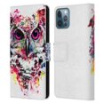 thumbnail image 1 of Head Case Designs Officially Licensed Riza Peker Animals Owl Leather Book Wallet Case Cover Compatible with Apple iPhone 12 / iPhone 12 Pro, 1 of 6