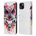 thumbnail image 1 of Head Case Designs Officially Licensed Riza Peker Animals Owl Leather Book Wallet Case Cover Compatible with Apple iPhone 15 Plus, 1 of 6