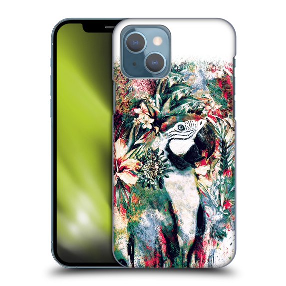 Head Case Designs Officially Licensed Riza Peker Animals Parrot Hard Back Case Compatible with Apple iPhone 13
