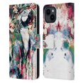 thumbnail image 1 of Head Case Designs Officially Licensed Riza Peker Animals Parrot Leather Book Wallet Case Cover Compatible with Apple iPhone 15, 1 of 6