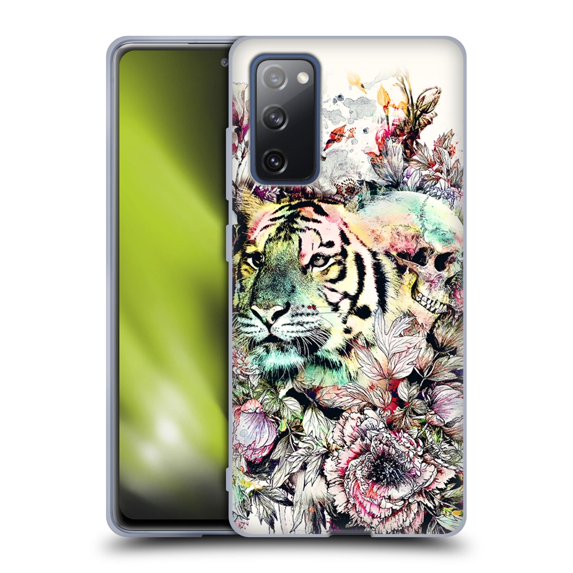 Head Case Designs Officially Licensed Riza Peker Animals Tiger Soft Gel Case Compatible with Samsung Galaxy S20 FE / 5G