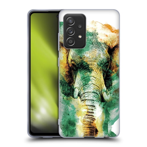 Head Case Designs Officially Licensed Riza Peker Animals Wild Africa Soft Gel Case Compatible with Samsung Galaxy A52 / A52s / 5G (2021)