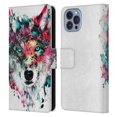 thumbnail image 1 of Head Case Designs Officially Licensed Riza Peker Animals Wolf Leather Book Wallet Case Cover Compatible with Apple iPhone 14, 1 of 6