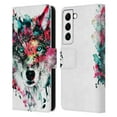 thumbnail image 1 of Head Case Designs Officially Licensed Riza Peker Animals Wolf Leather Book Wallet Case Cover Compatible with Samsung Galaxy S22 5G, 1 of 6