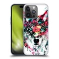 thumbnail image 1 of Head Case Designs Officially Licensed Riza Peker Animals Wolf Soft Gel Case Compatible with Apple iPhone 14 Pro, 1 of 7