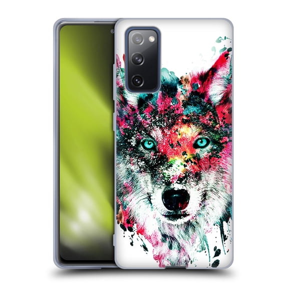 Head Case Designs Officially Licensed Riza Peker Animals Wolf Soft Gel Case Compatible with Samsung Galaxy S20 FE / 5G