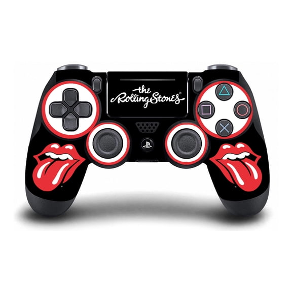 Head Case Designs Officially Licensed The Rolling Stones Art Classic Tongue Logo Vinyl Sticker Skin Decal Cover Compatible with Sony DualShock 4 Controller